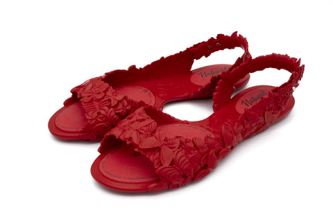 Flexi Women’s Red Flat Sandals Summer Footwear
